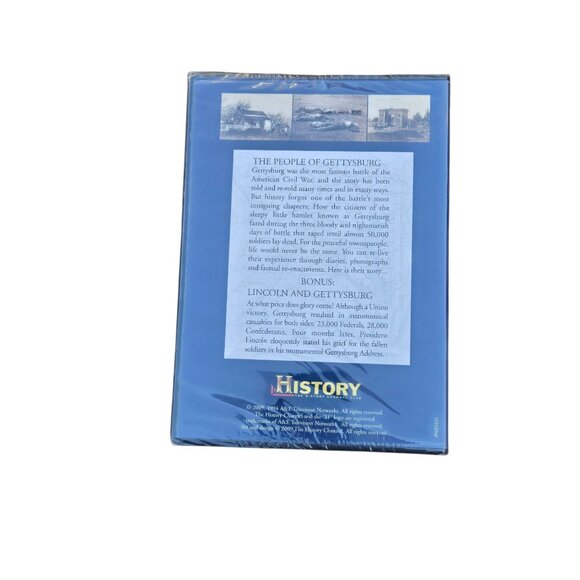 The Civil War DVD History Channel Bonus Lincoln and Gettysburg Segment New Seale - Picture 7 of 11